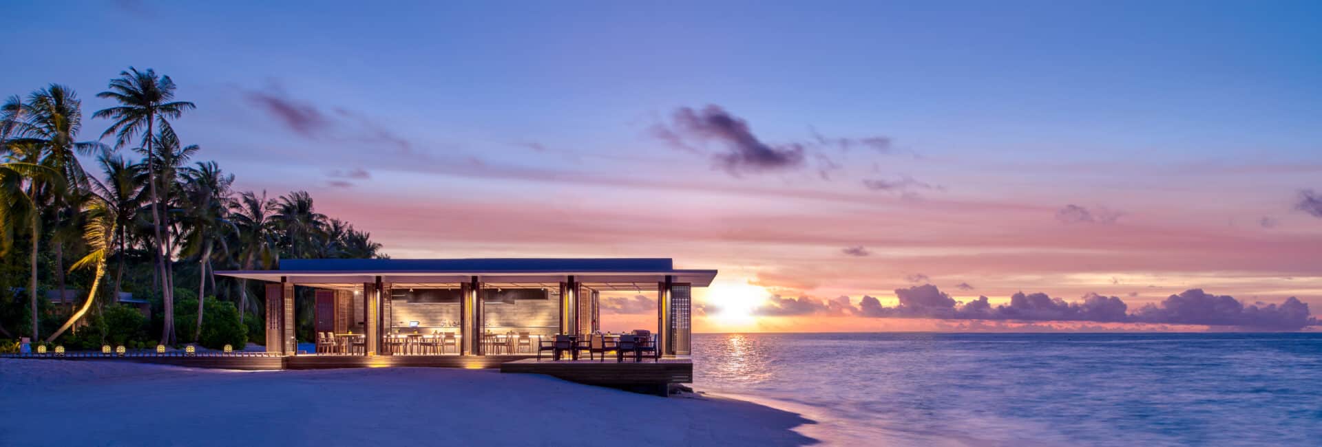 Alila Kothaifaru Maldives - Yakitori Bar Exterior Sunset