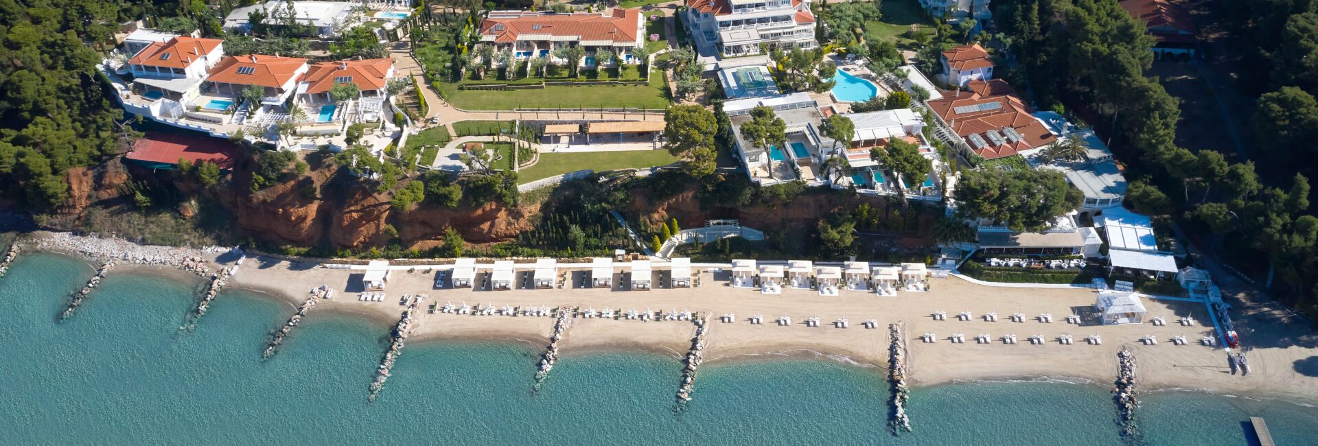 The Danai - Aerial Beach